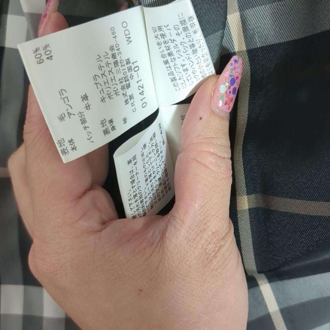 BURBERRY BLUE LABEL ダッフルコート グレー