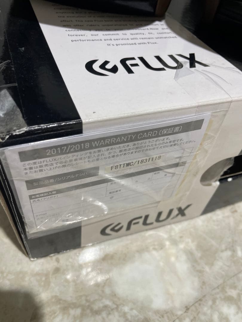 Flux TT フラックス ビンディング Mサイズ