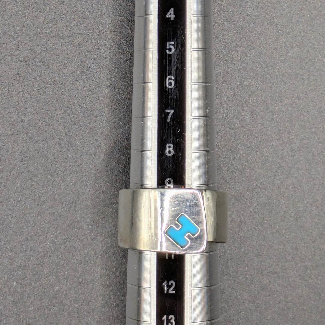 HERMES エルメス キャンディリング SV925 ターコイズ ＃53