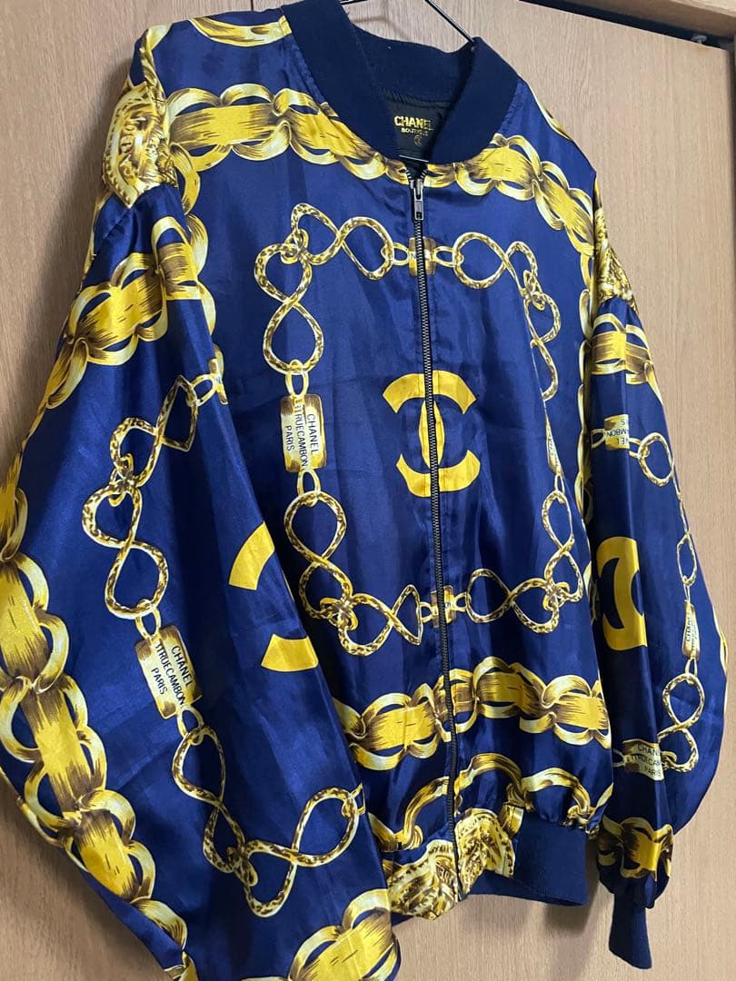 CHANEL bootleg ジャケット希少 80s 90s サテンブルゾン