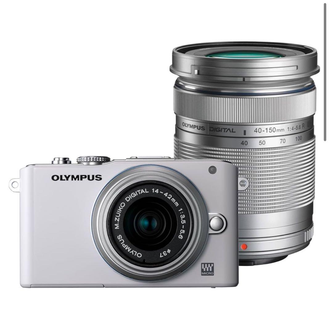 OLYMPUS PEN Lite E-PL3 ダブルレンズ　 ホワイト