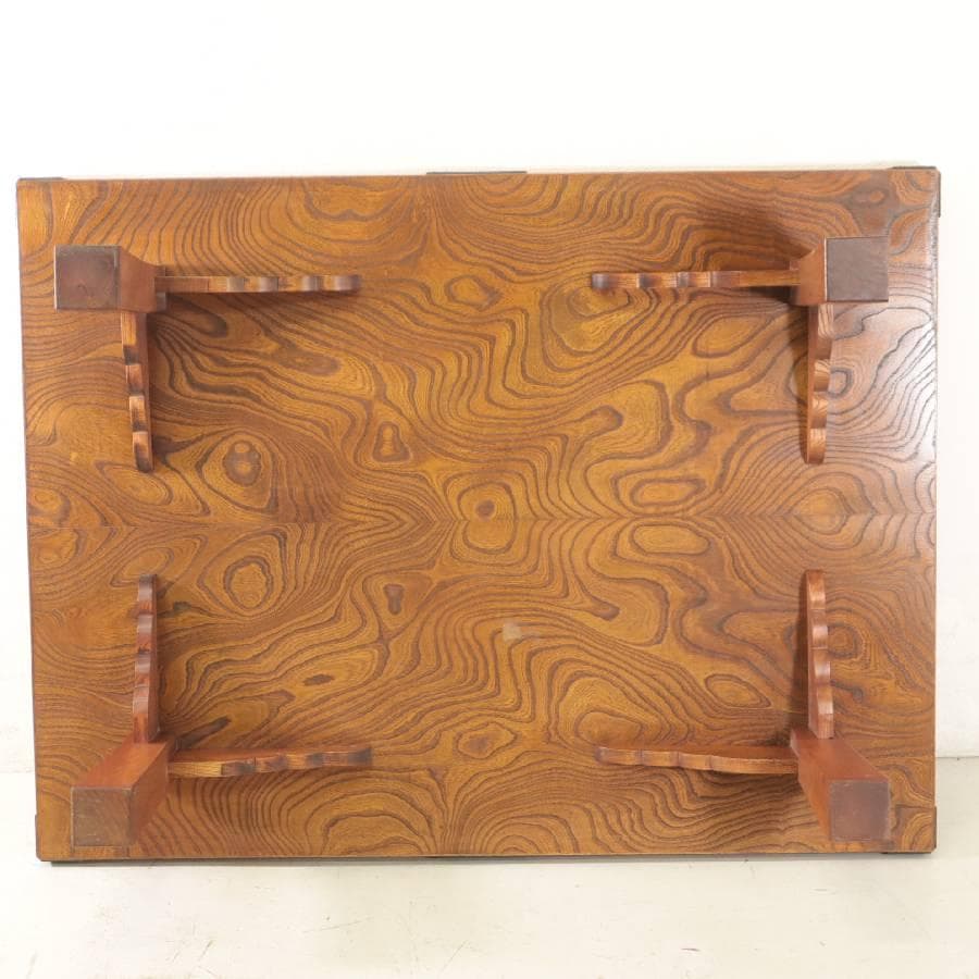 展示品 岩谷堂箪笥 座卓 4尺 センターテーブル 漆塗 欅材 岩手県伝統工芸