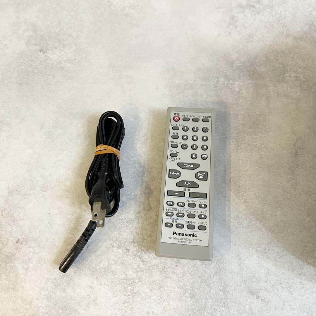 Panasonic CDラジオカセットレコーダー RX-ED57 レトロ 美品