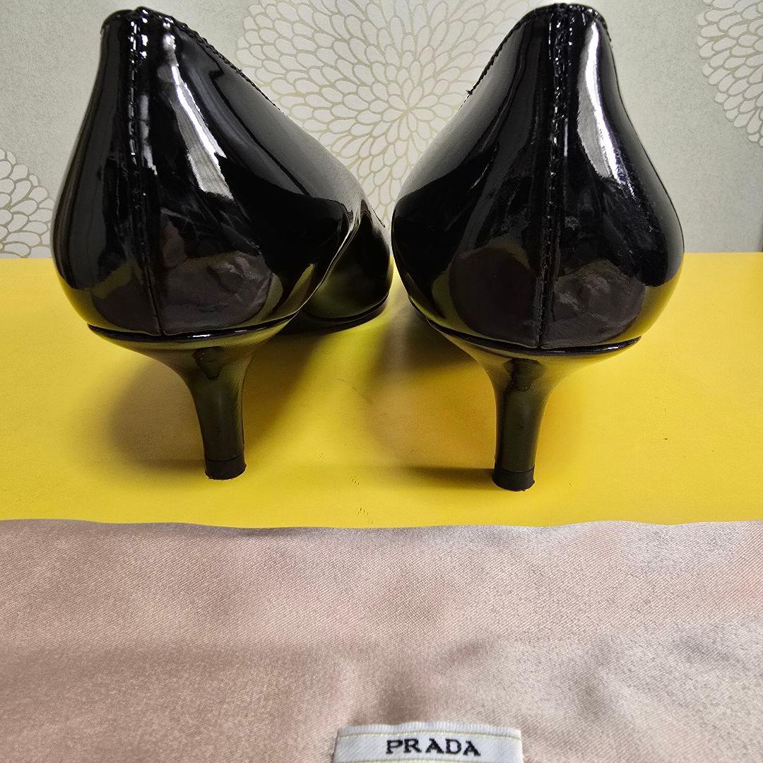 PRADA ブラック ハイヒール パンプス　未使用24.5cm