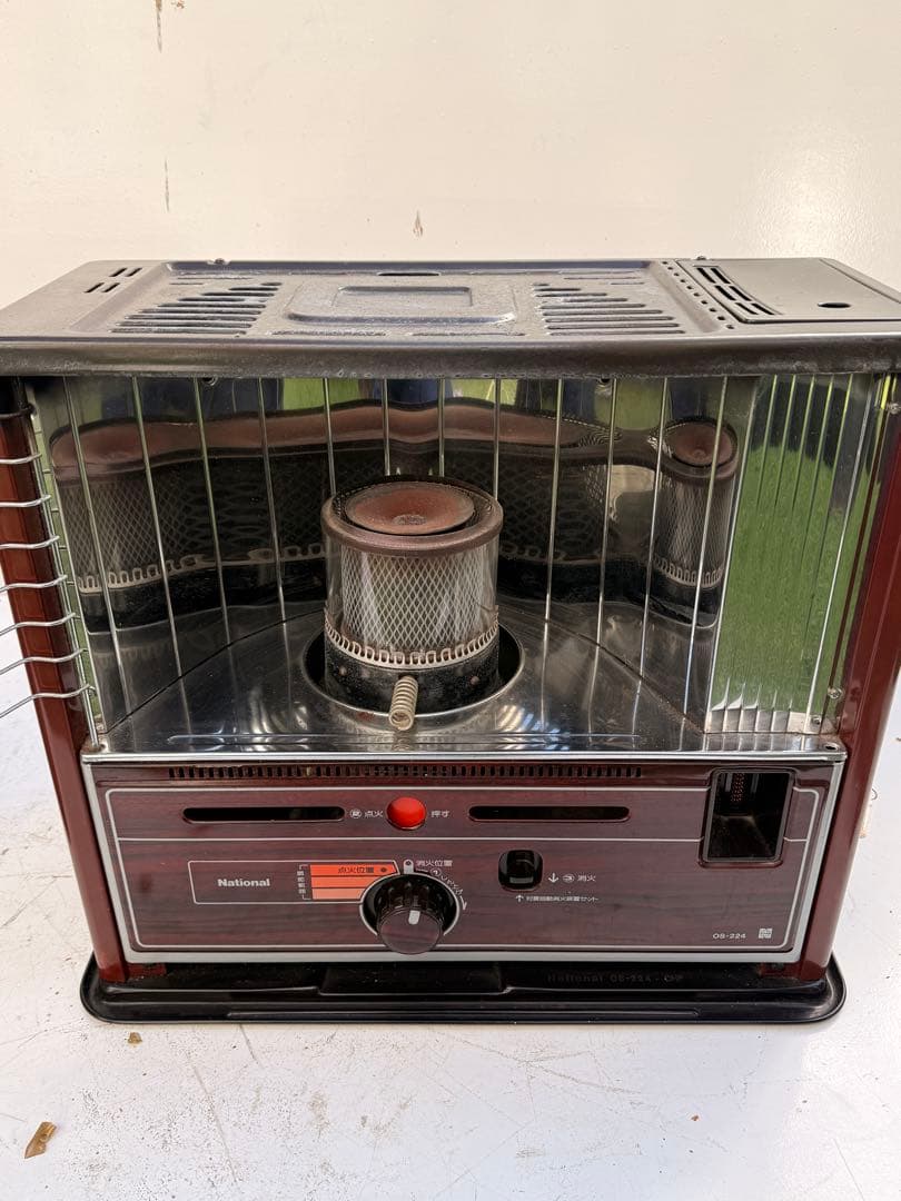 National 開放式石油ストーブ OS-224 レトロ ヴィンテージ