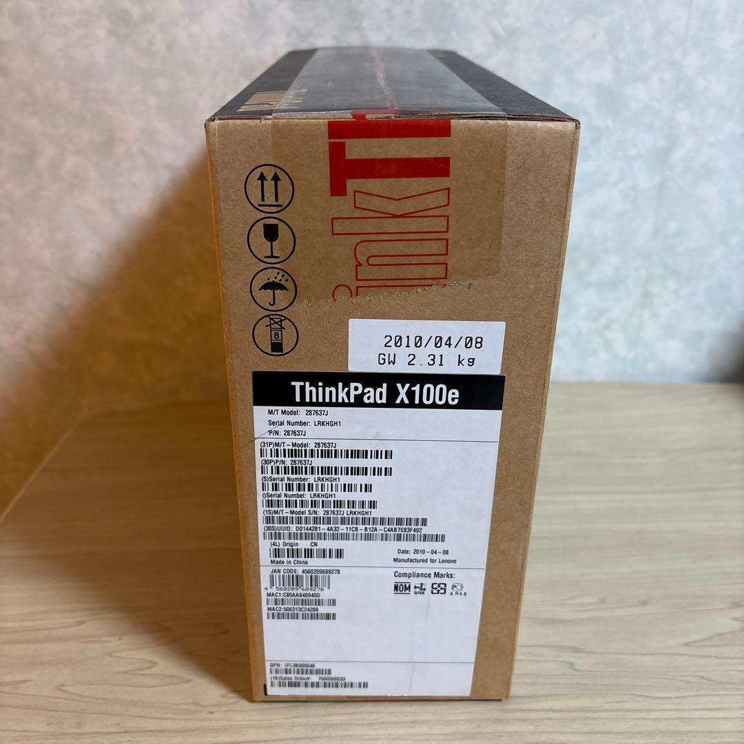 htページ る 未開封 LenovoノートPC　X100e