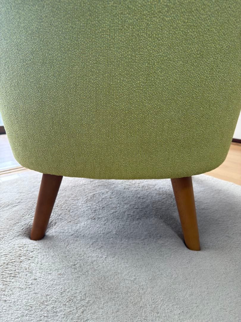 テ*ん様 unico SOPHIE グリーン 1人掛けソファ