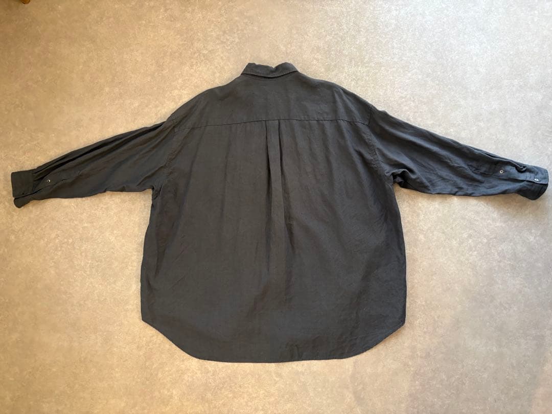 Graphpaper リネンオーバーサイズシャツ　グラフペーパー