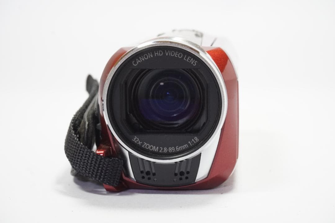 【動作品】Canon ivis HF R32 ハンディビデオカメラ　レッド