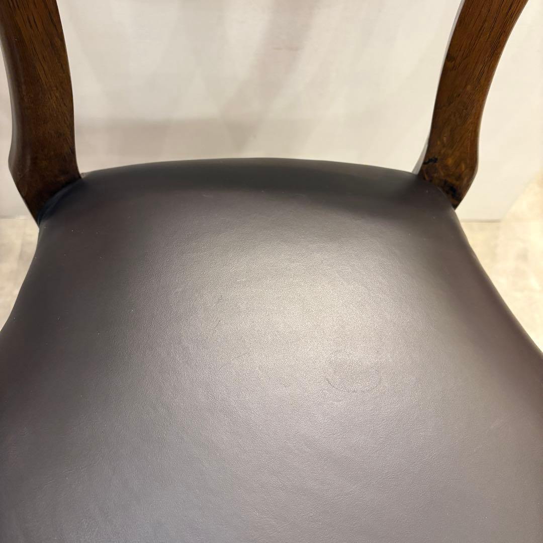 英国アンティークリプロダクト マホガニー バルーンバックチェア 椅子　2/4