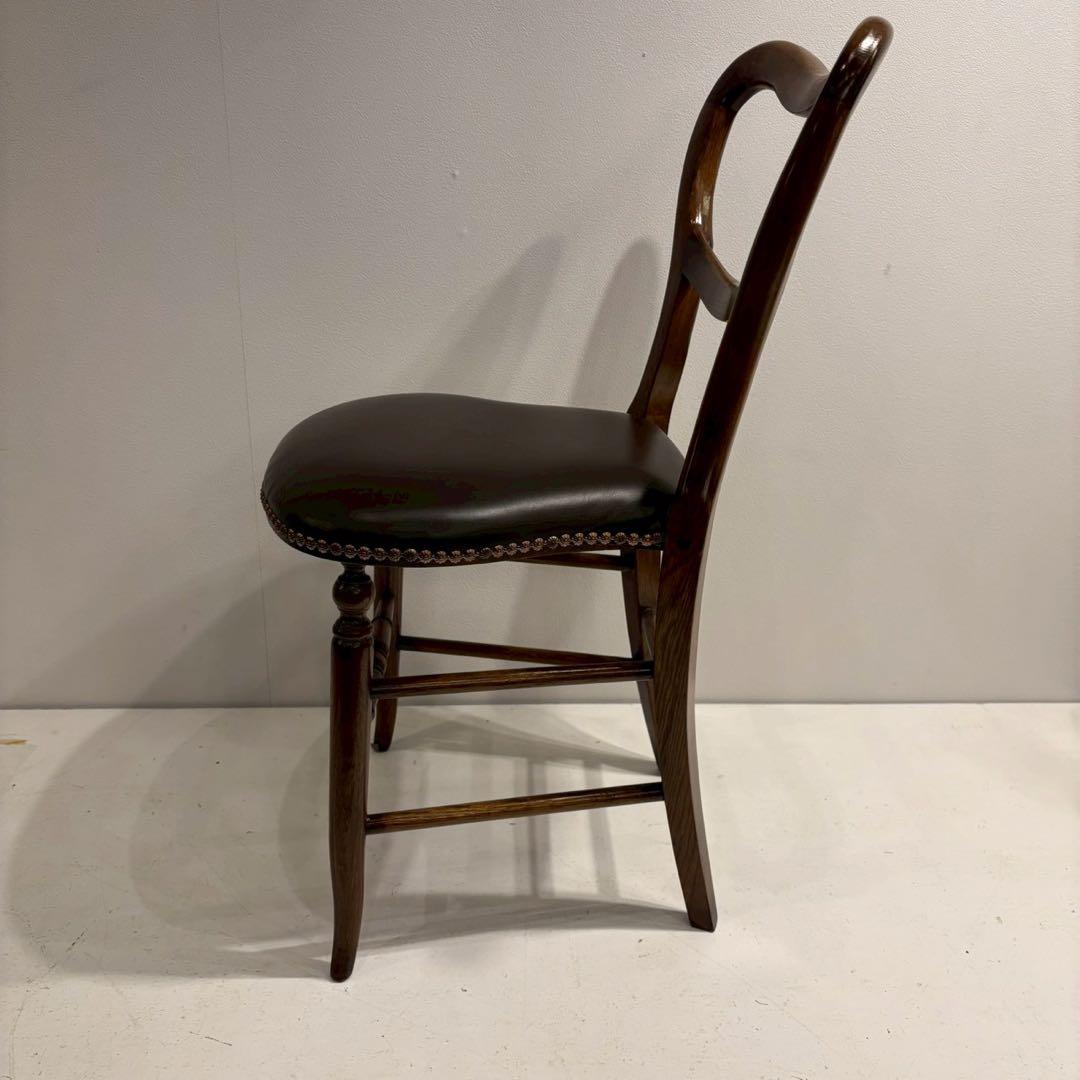 英国アンティークリプロダクト マホガニー バルーンバックチェア 椅子　2/4
