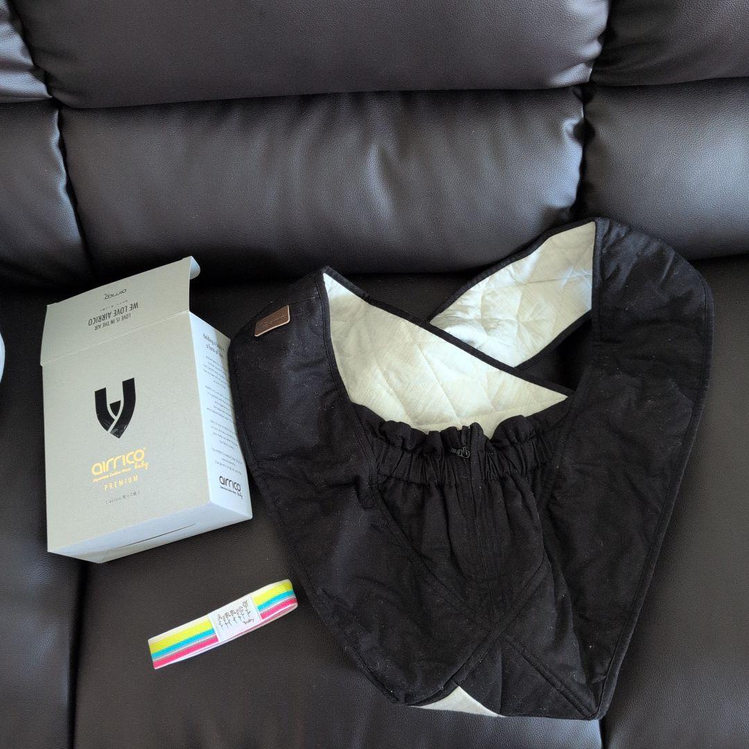 1回使用のみ　airrico 抱っこひも サイズ1 ブラック