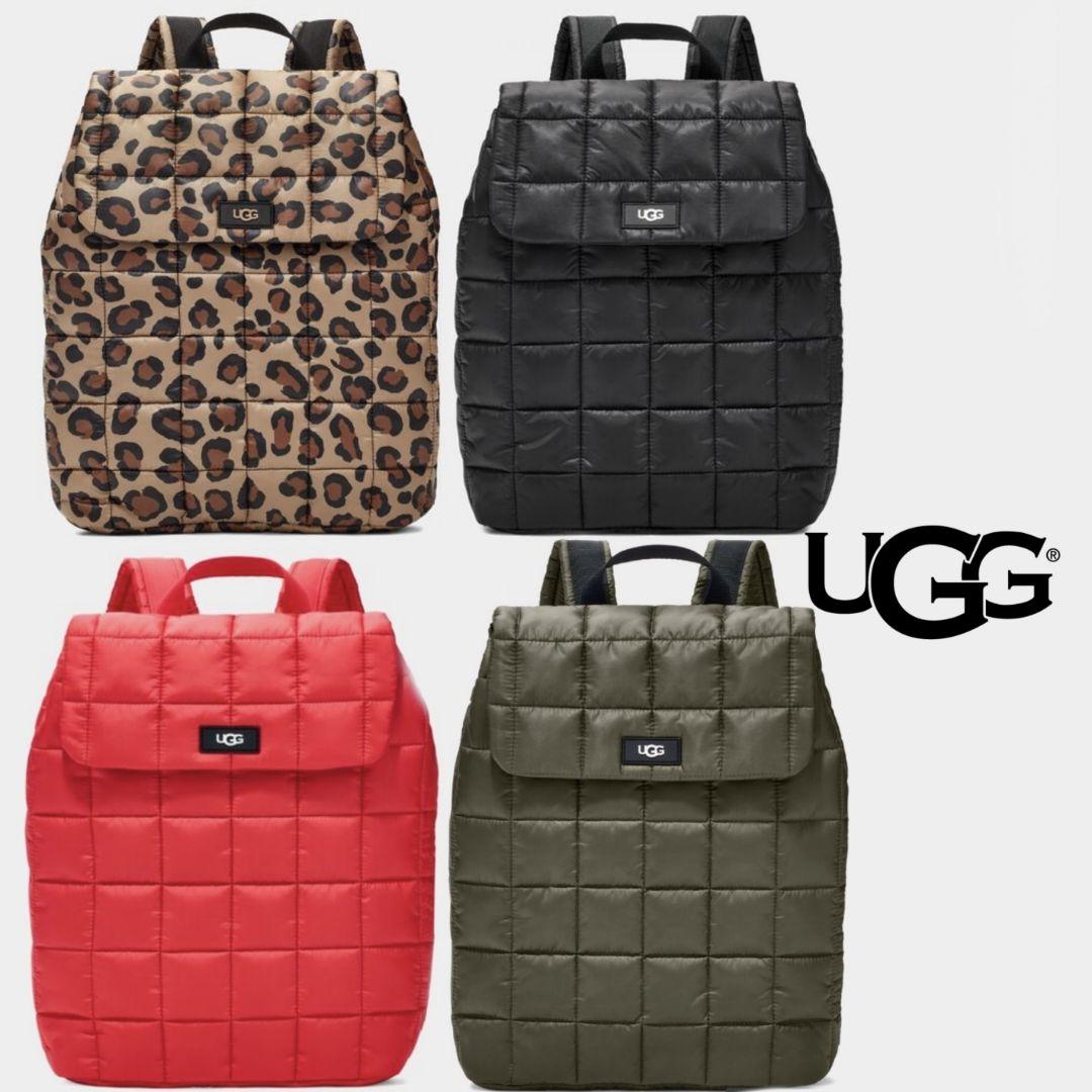 UGG キルティングリュック ブラック