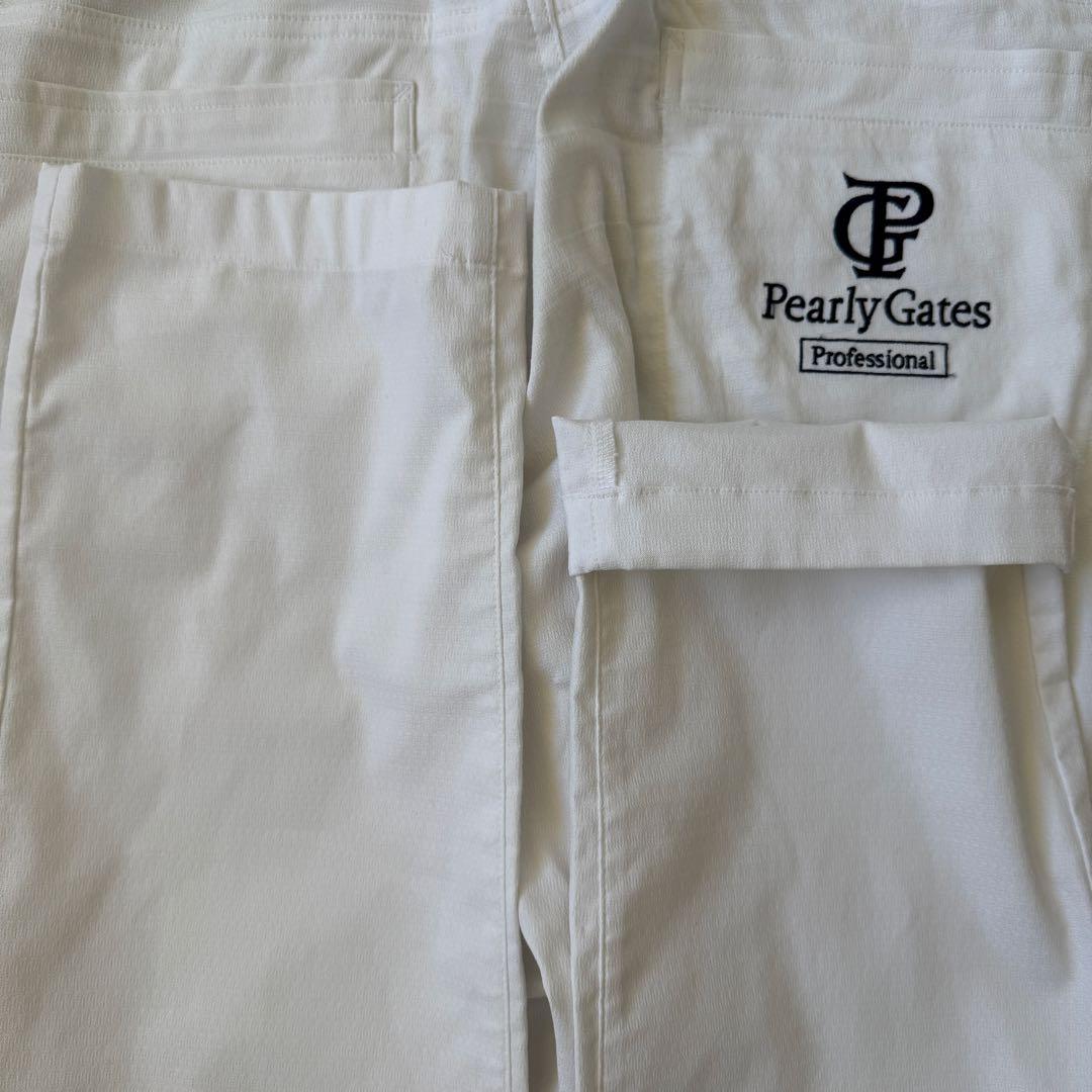 現行モデル　パーリーゲイツ　パンツ　白　L〜XL相当　PGプロ　ホワイト　美品