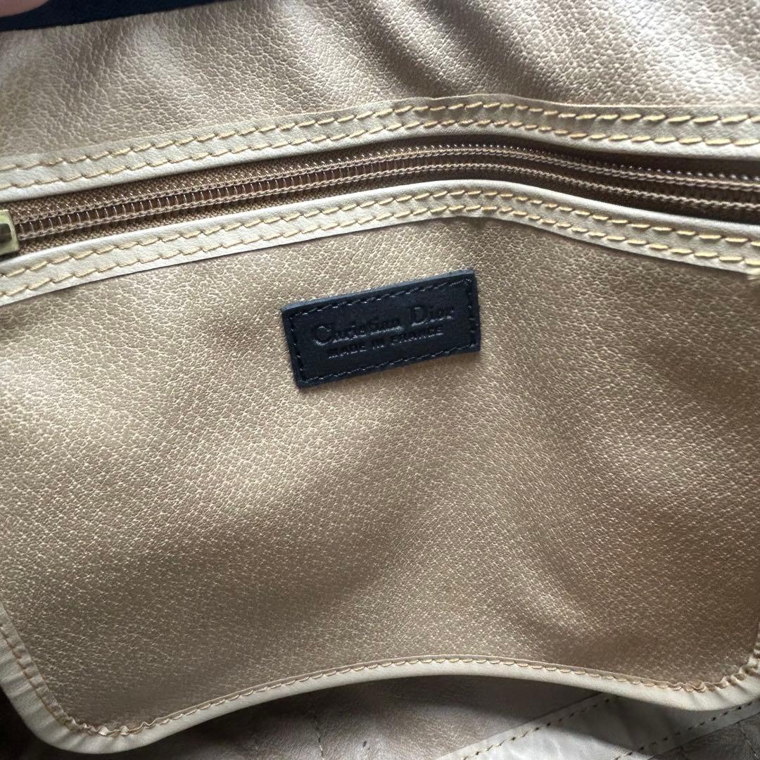 dior トロッター　ボストン　バッグ　pvc レザー