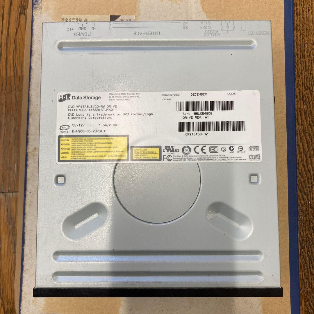 Hitachi-LG GSA-4165B DVD書き込み/ CD-RWドライブ
