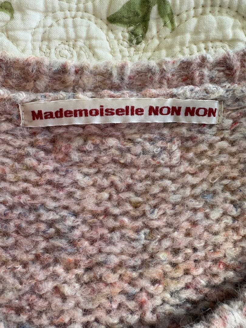マドモアゼルノンノン エッフェル塔柄 ニットセーター 38 日本製