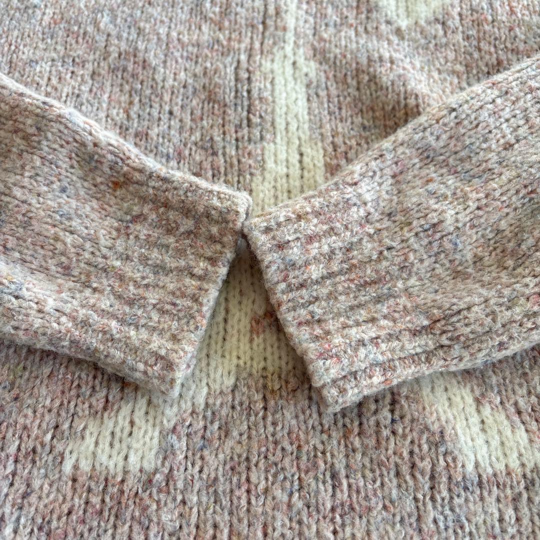 マドモアゼルノンノン エッフェル塔柄 ニットセーター 38 日本製