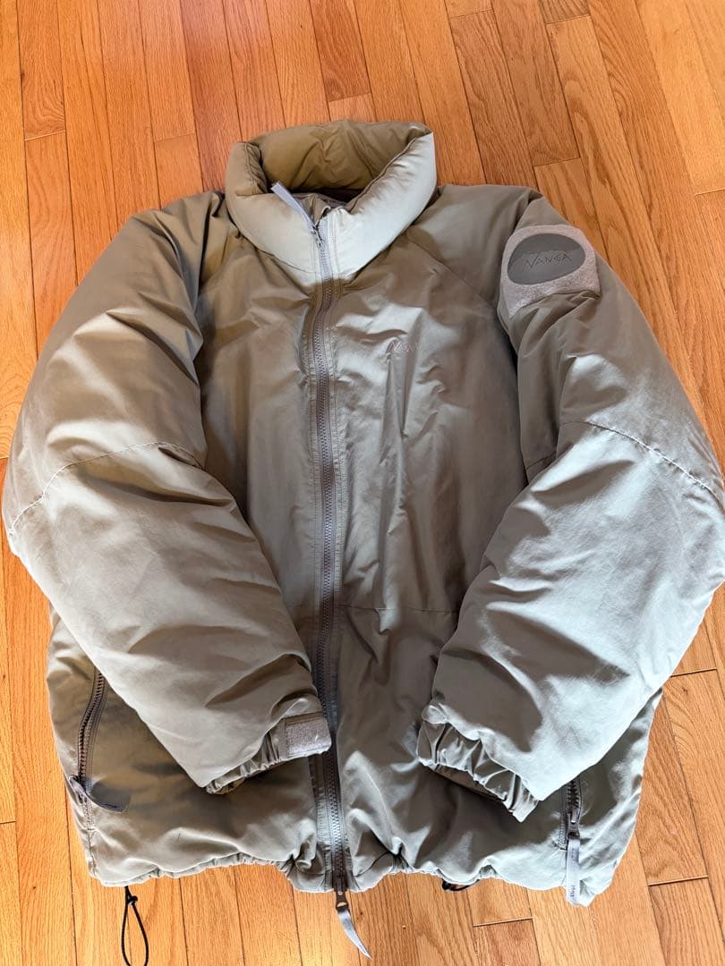 NANGA 別注DOWN JACKET オリーブ XL