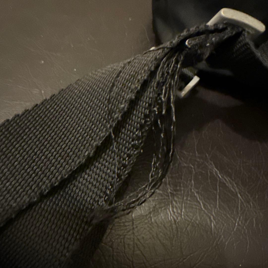 PRADA プラダ リュック ナイロン ブラック レザー 本革 ベルト