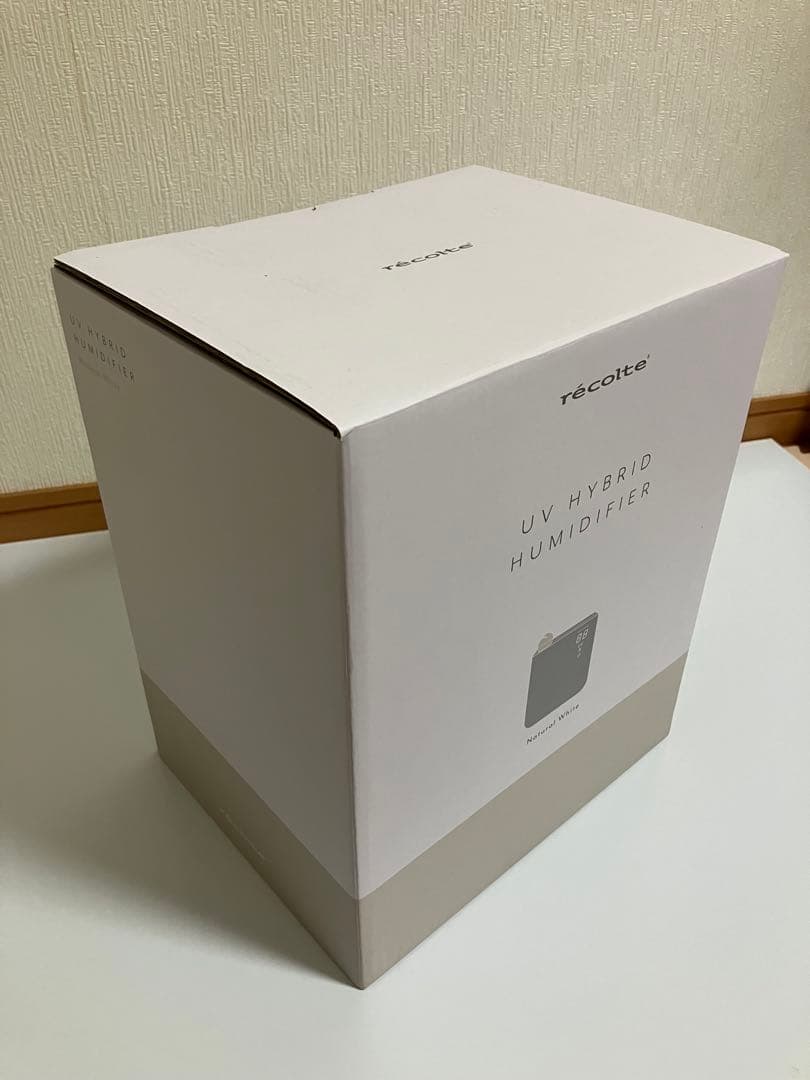 レコルト UV ハイブリッド式加湿器　白　RHF-1（W）
