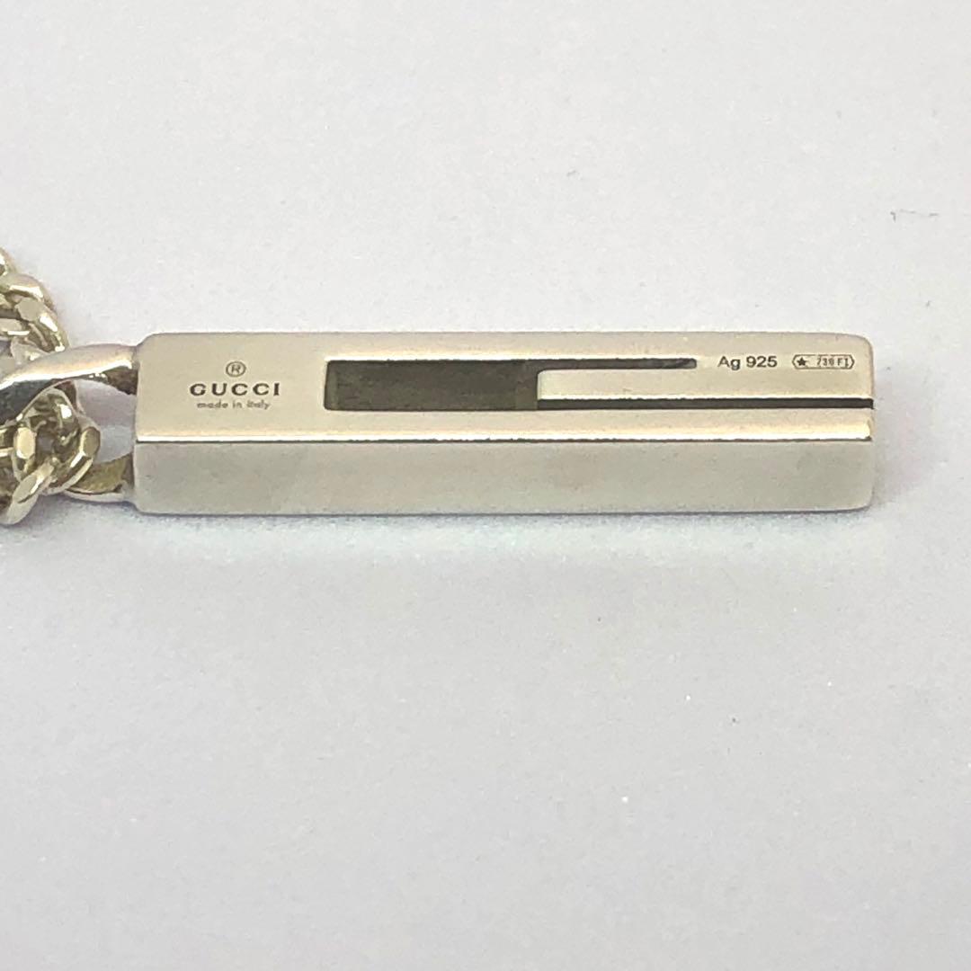 美品‼︎グッチ GUCCI ネックレス カットアウト　スクエア Gモチーフ 925