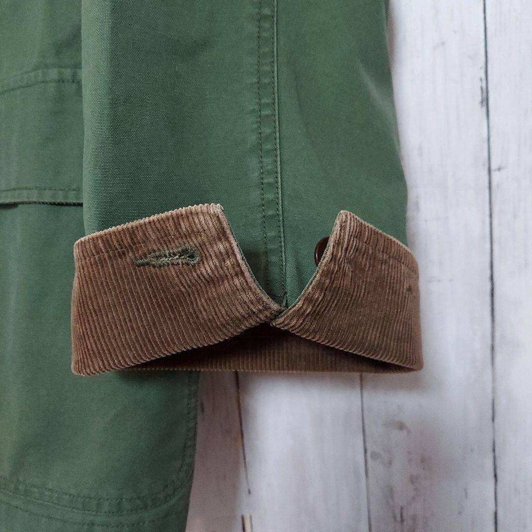 【エルエルビーン】希少 コットンハンティングジャケット XL相当 緑