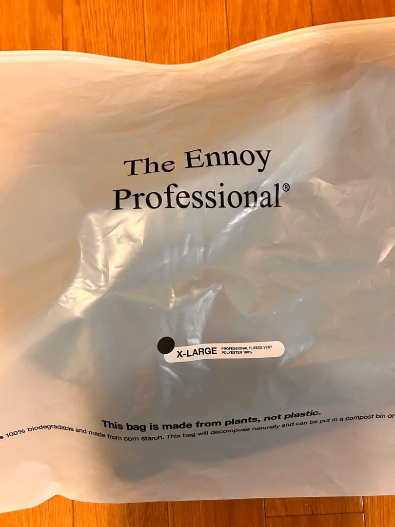 トップス ENNOY PROFESSIONAL FLEECE VEST BLACK XL