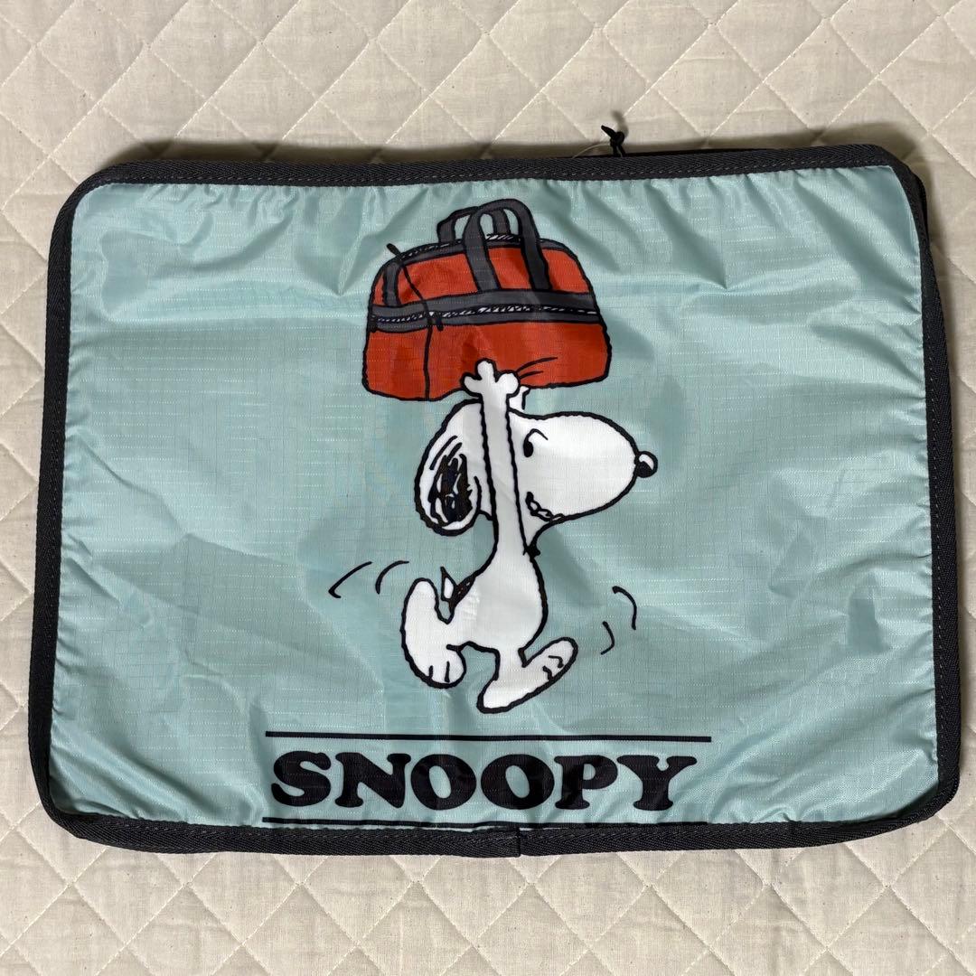 レスポートサック　パッキングポーチ　スヌーピー　大・小2個セット