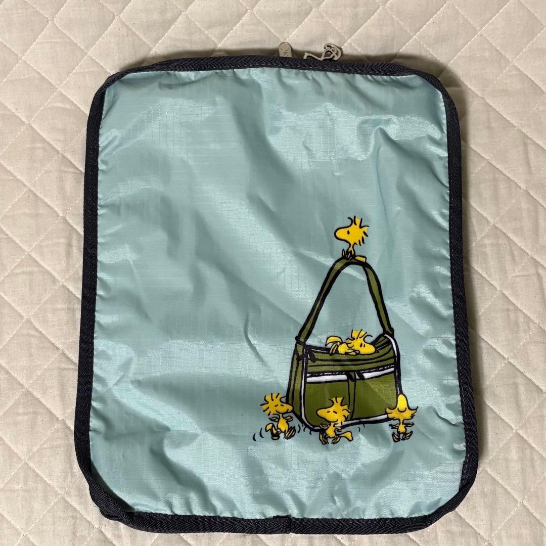 レスポートサック　パッキングポーチ　スヌーピー　大・小2個セット