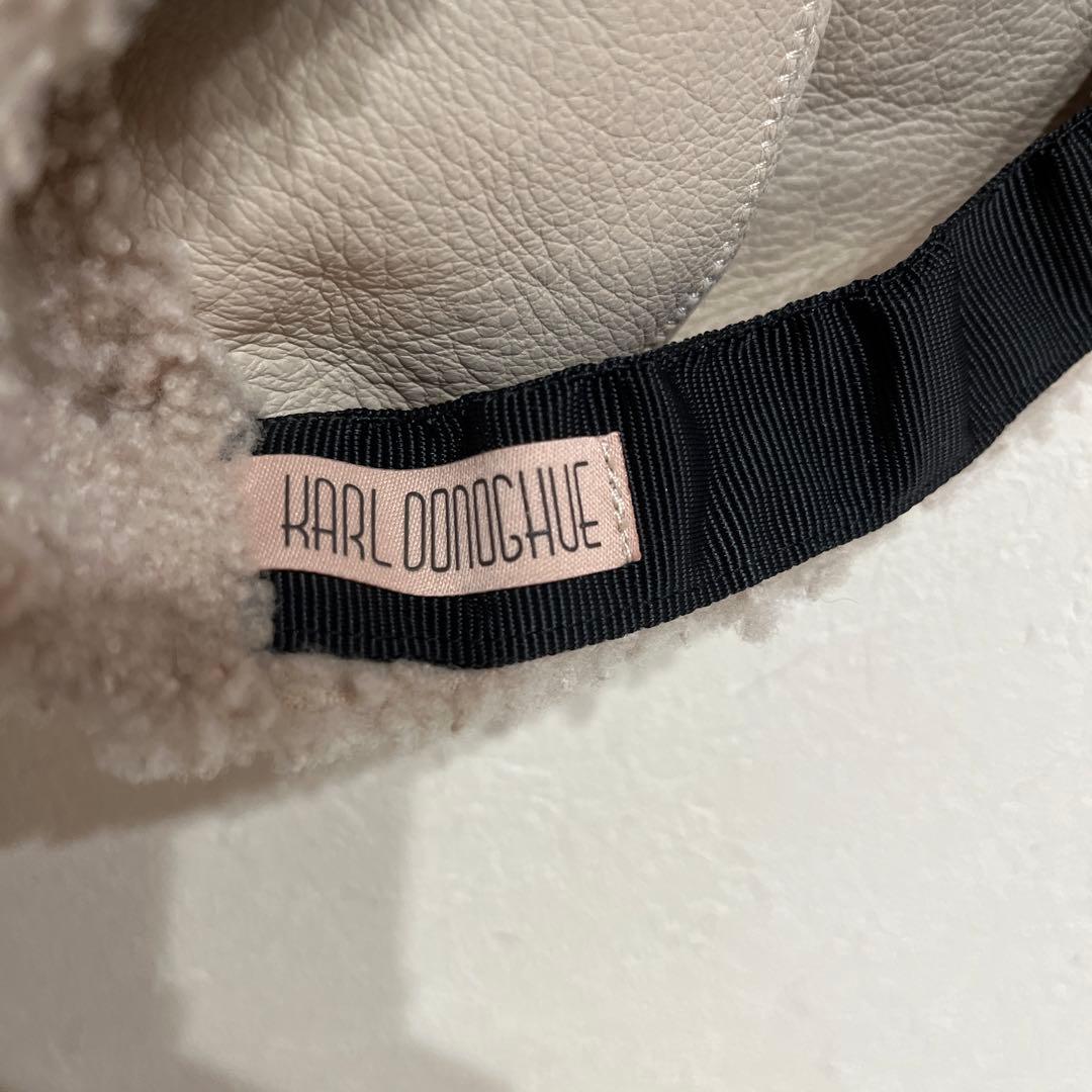 削除前値下げ　交渉可　カールドノヒュー　ムートンキャップ