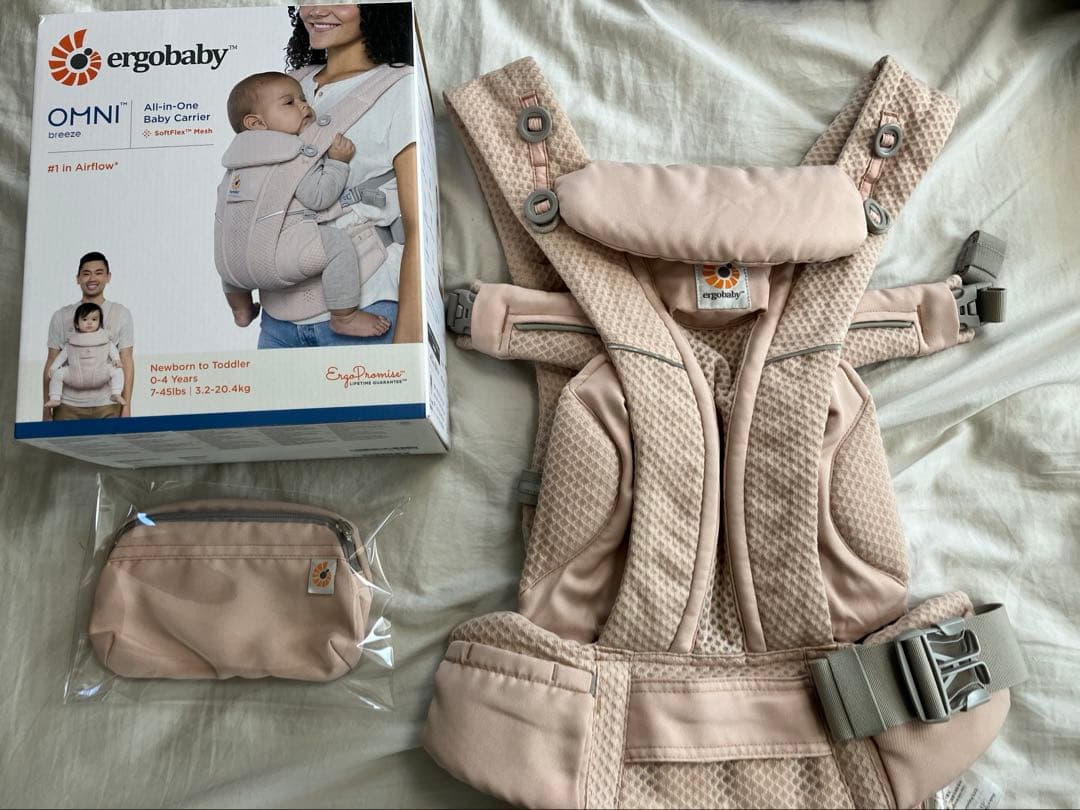 エルゴベビー　オムニブリーズ　抱っこ紐　ピンククォーツ