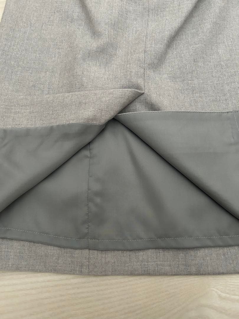 【未使用】セオリーリュクス ノーカラージャケットセットアップスーツ グレー