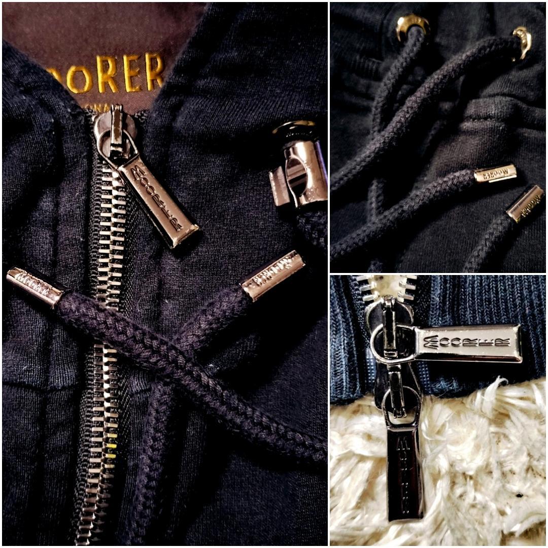 ムーレー NORCIA TUTA-RAF セットアップ 46 ジップパーカー 黒