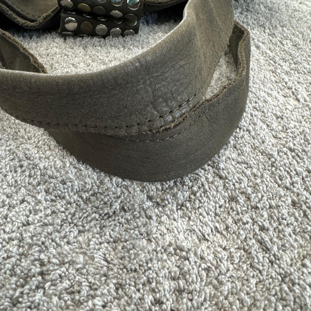 TRESトレ　00s archive y2k 平成　レザーハンドバッグ　スタッズ