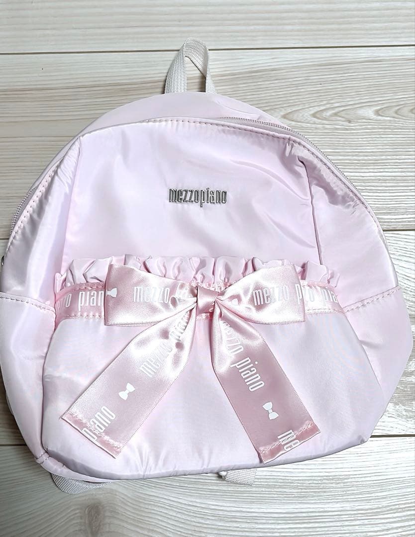【新品未使用】mezzo piano ロゴリボンリュック