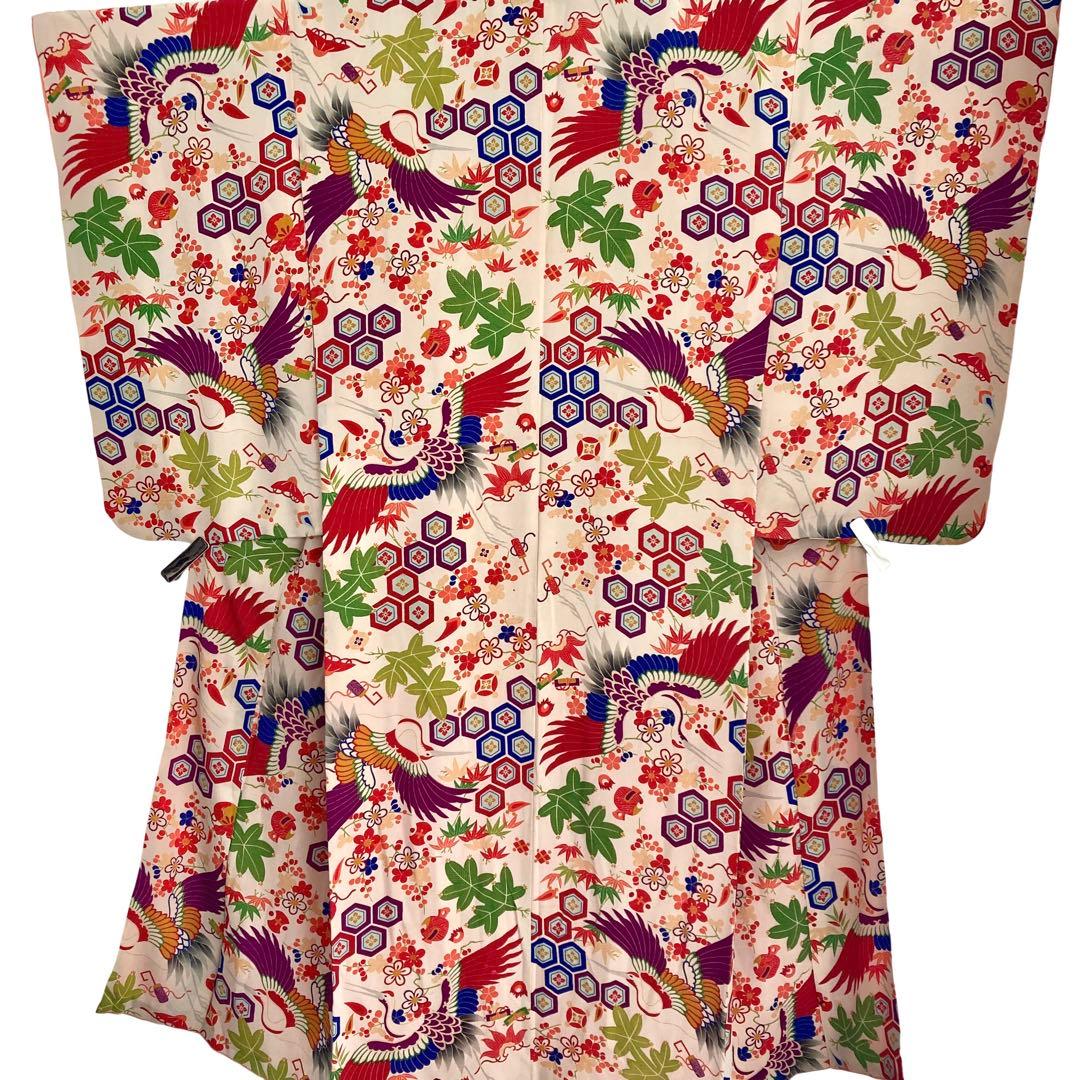 ★みるきーねむ です★アンティーク　ジュニア　女の子　子供着物　NO2