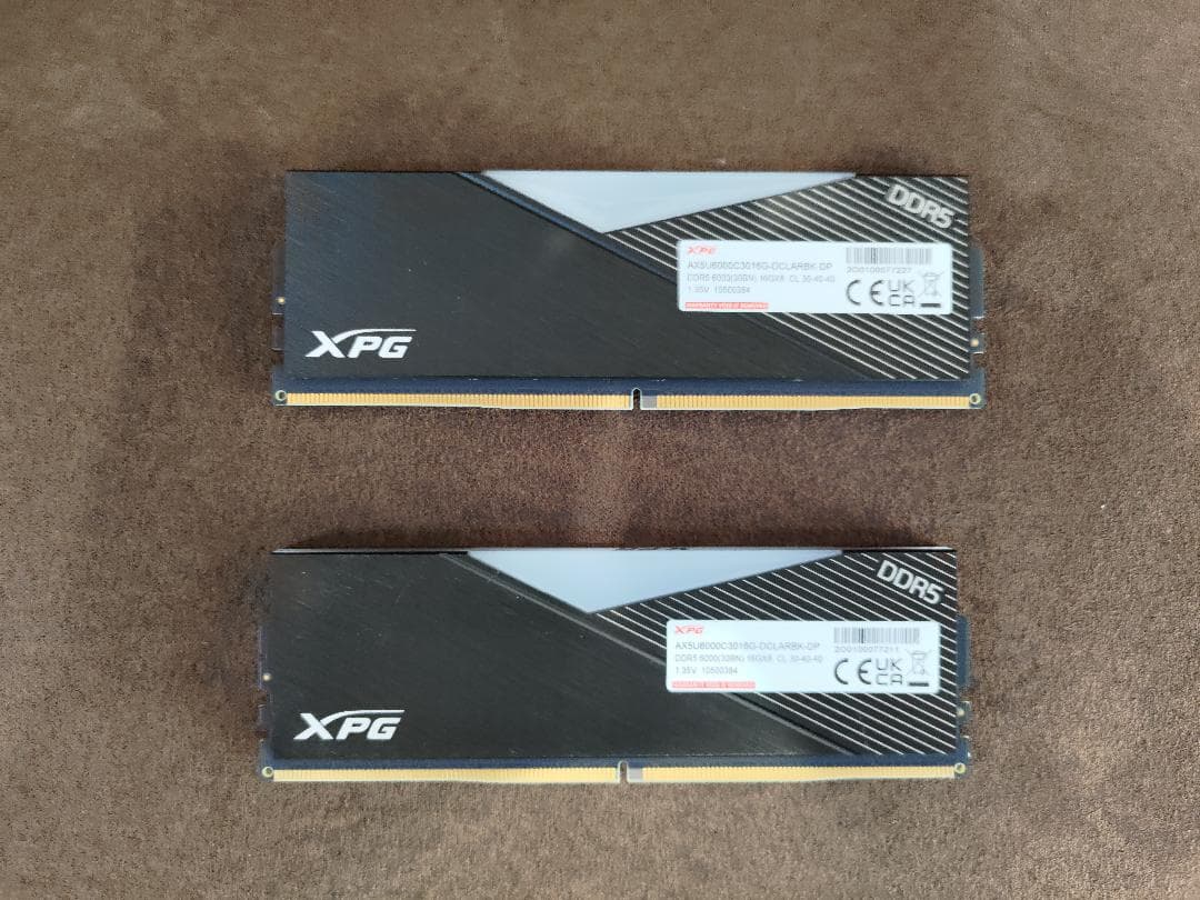 ☆ADATA AX5U6000C3016G(16GBx2) DDR5 メモリー☆