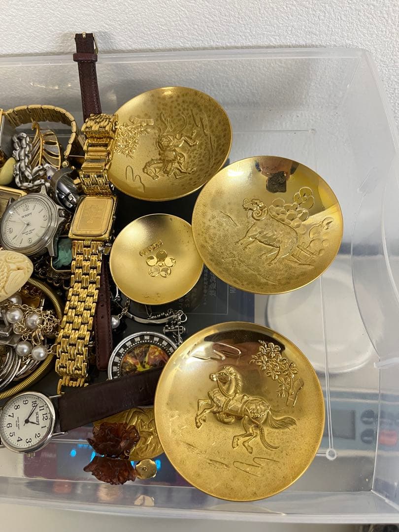 遺品整理　アクセサリー　イミテーションまとめ　約1,000g①