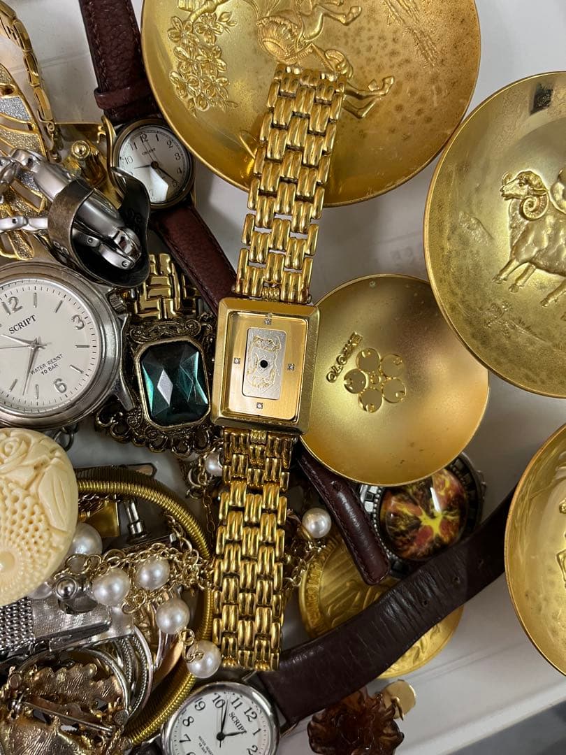 遺品整理　アクセサリー　イミテーションまとめ　約1,000g①