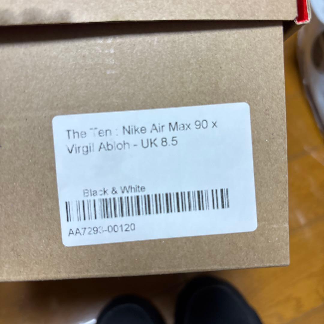 Off-White × Nike Air Max 90 Black THE10