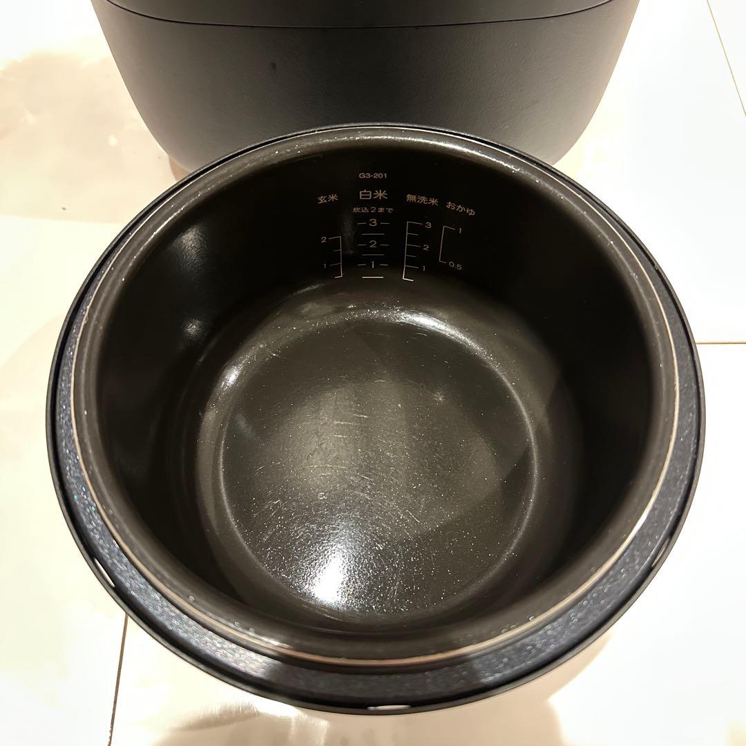 電気炊飯器3合炊き　BALMUDA The Gohan K08Aシリーズ