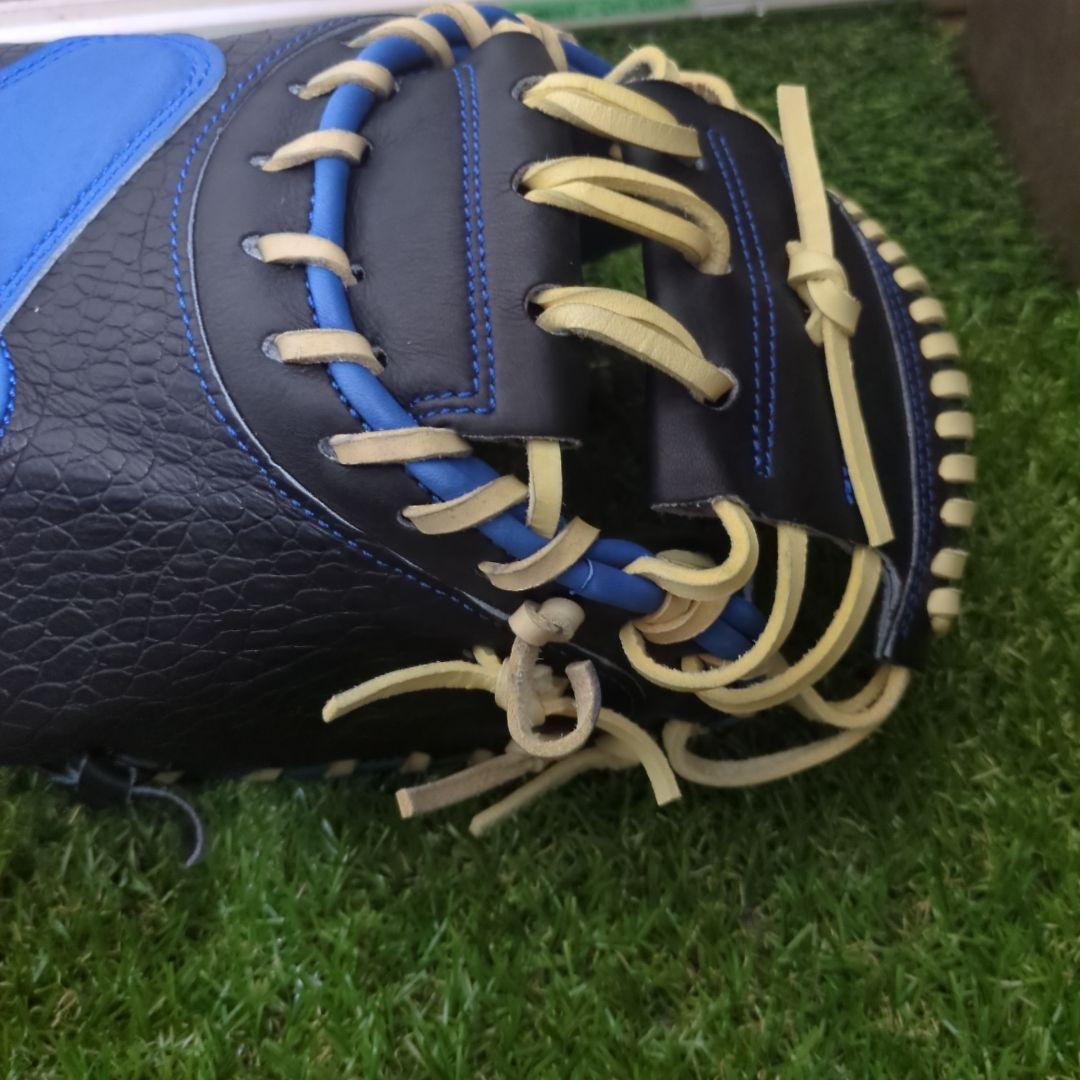 ユ*タ様 バンダイスポーツ mujiグローブ 硬式用キャッチャーミット ブラック