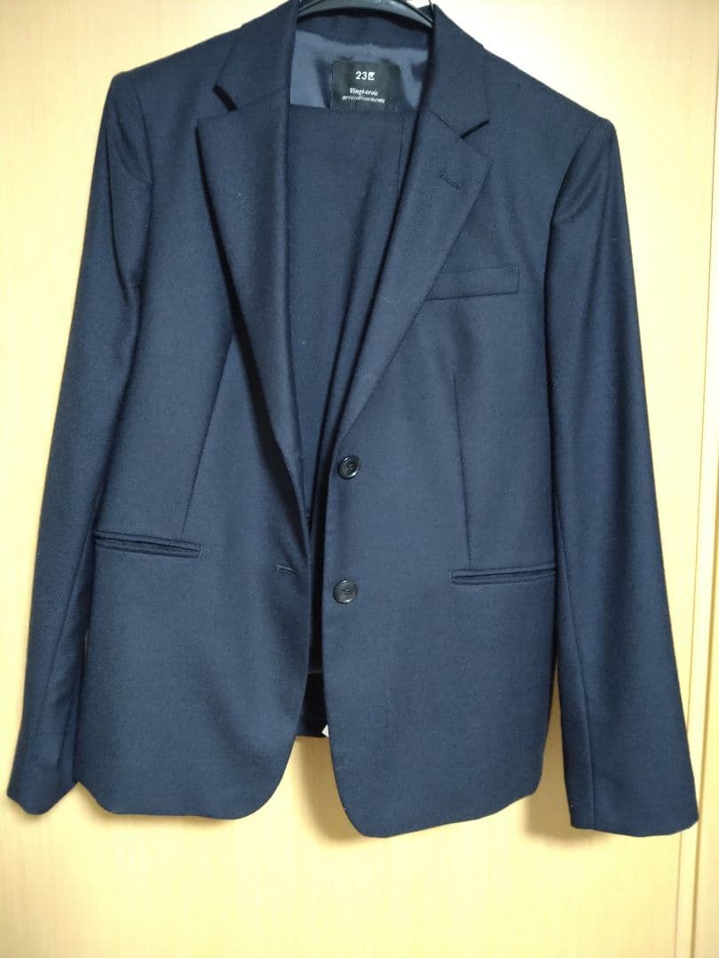 23区 ネイビー ビジネススーツ サイズ40