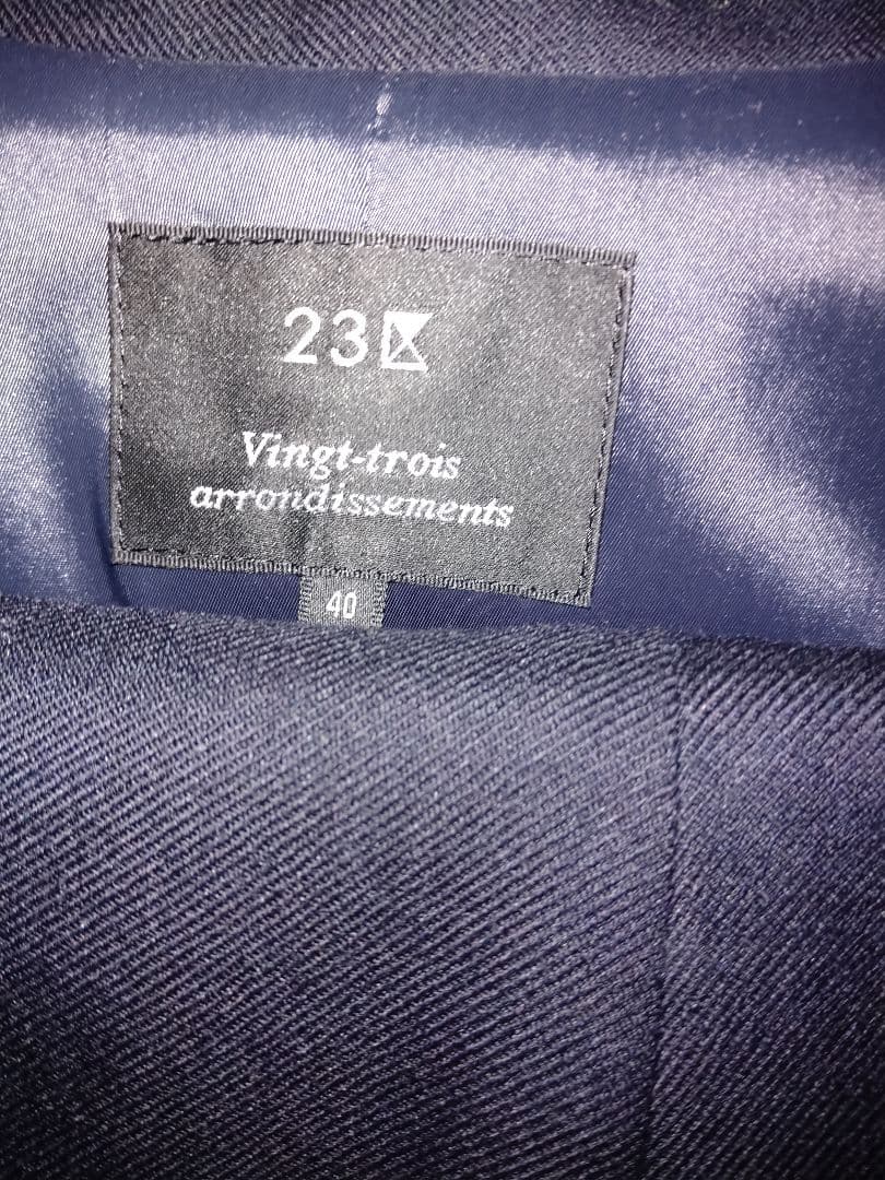 23区 ネイビー ビジネススーツ サイズ40