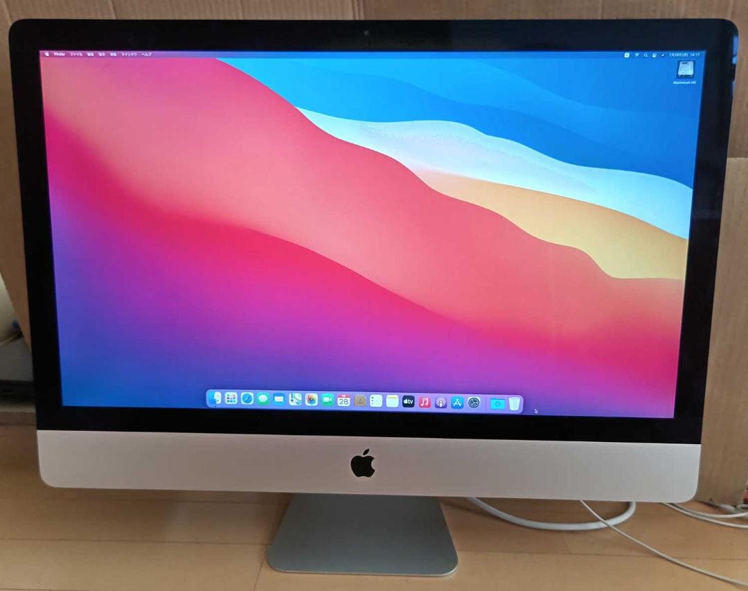 訳ありiMac Retina 5K 27インチ 2014 24GB 1.12TB