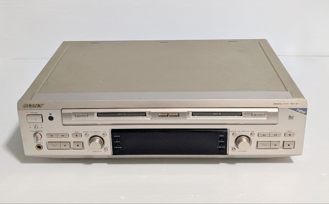 SONY MDS-W1 MDデッキ　ソニー　ダブルMDデッキ