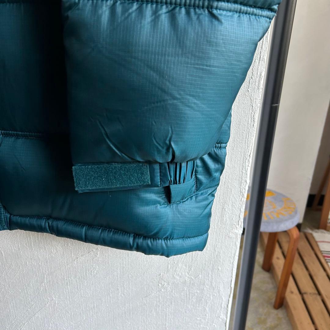 80S L.L.Bean ロゴ刺繍 グースダウン ダウンジャケット グリーン