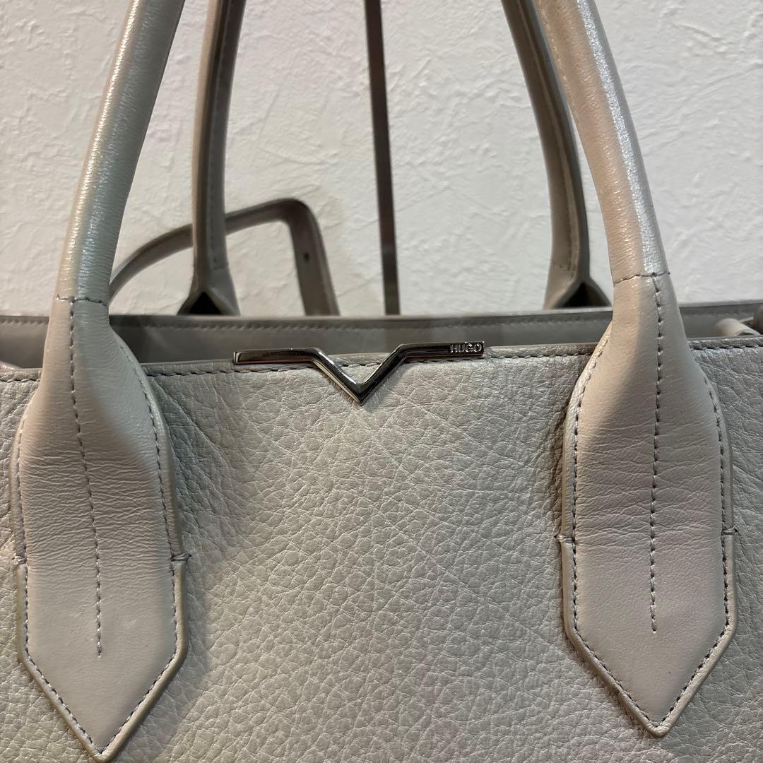 【希少☆美品】HUGO BOSS レザー 本革製 山羊革 2way トートバッグ