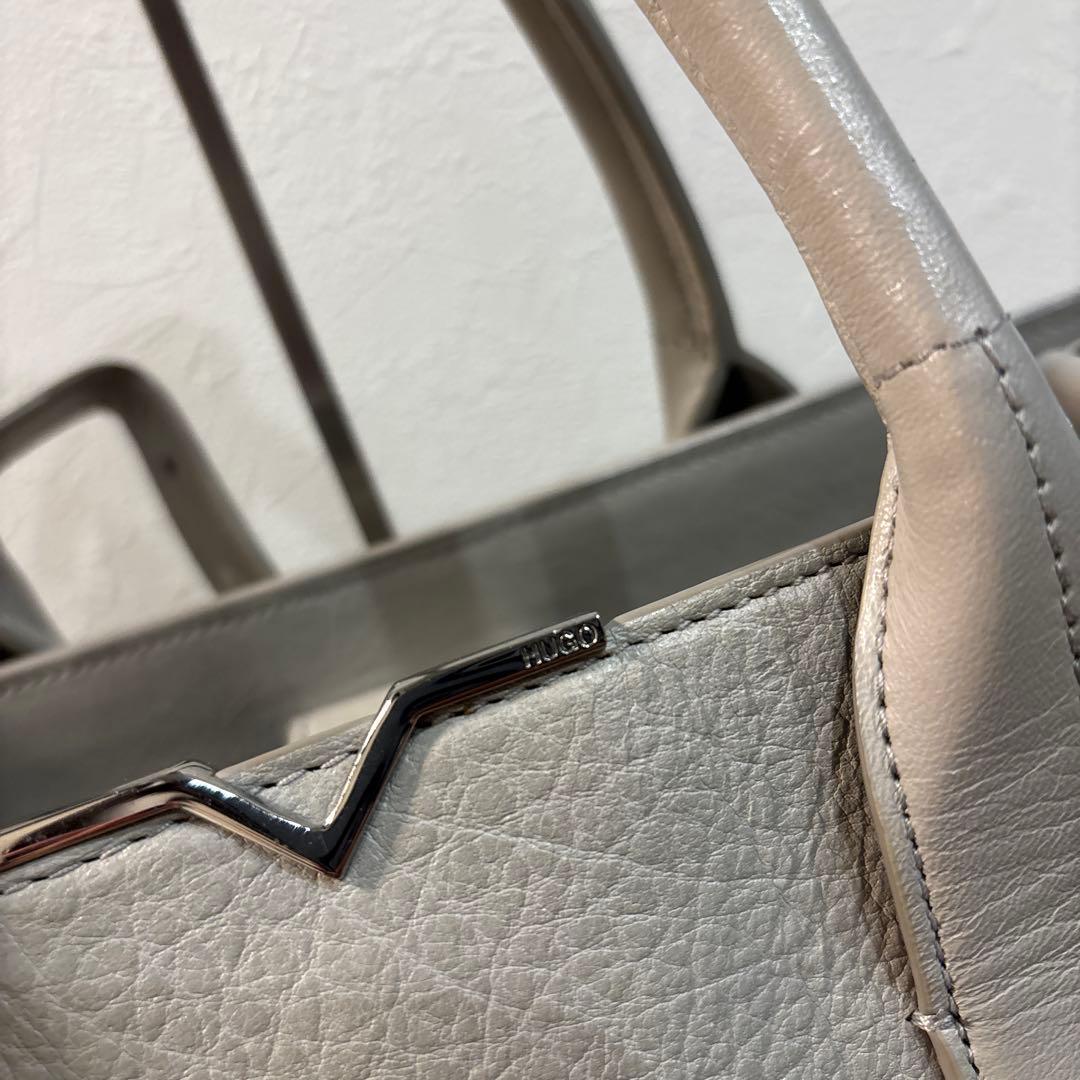 【希少☆美品】HUGO BOSS レザー 本革製 山羊革 2way トートバッグ